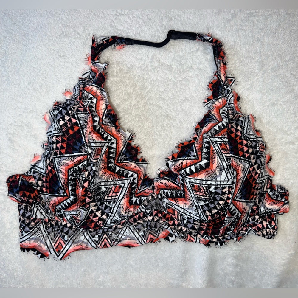 PINK Victoria's Secret Colorful Bikini Top